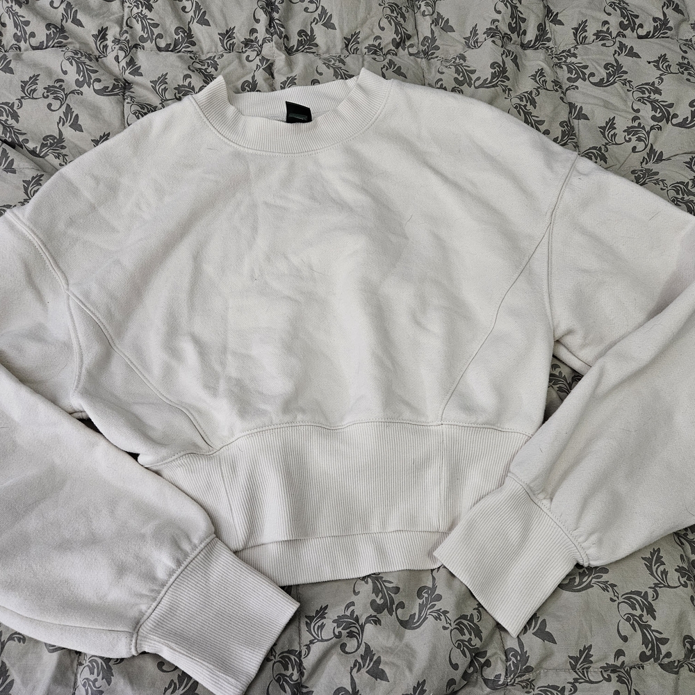 Wild Fable Cream Cropped Sweater